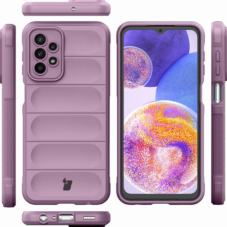 Pancerne etui Bizon Case Tur do Galaxy A23 4G / 5G, jasnofioletowe
