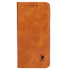 Etui z klapką Bizon Case Pocket Pro do Galaxy S24, brązowe