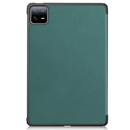 Etui Bizon Case Tab Croc do Xiaomi Pad 6 / Pad 6 Pro, ciemnozielone