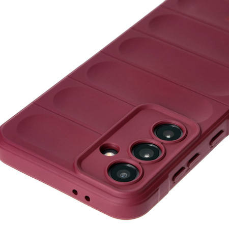 Pancerne etui Bizon Case Tur do Galaxy S24 FE, burgundowe