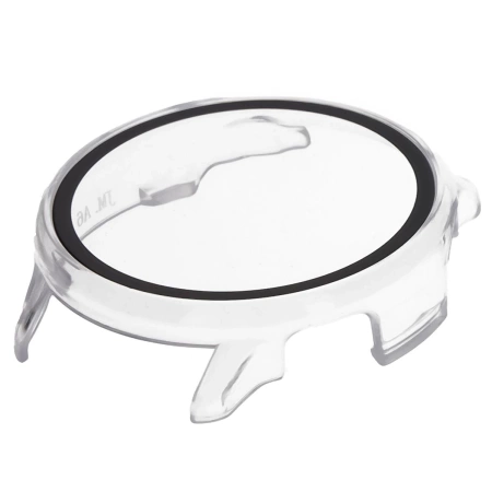 Etui ze szkłem do zegarka Bizon Case Watch Adamo do Garmin Vivoactive 6, przezroczyste