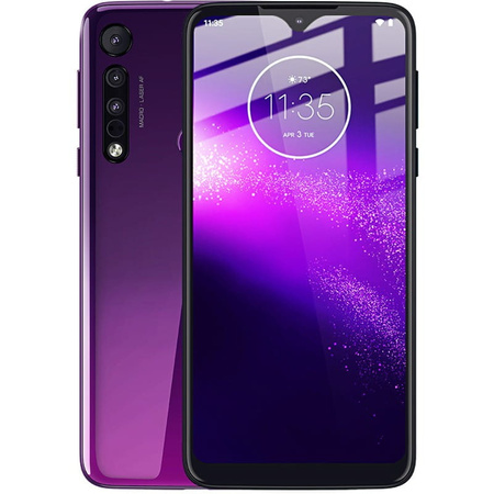 Szkło hartowane Bizon Glass Edge do Moto G8 Play, czarne