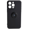 Etui Bizon Case Silicone Ring Sq do iPhone 15 Pro Max, czarne