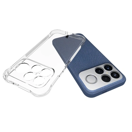 Elastyczne etui Bizon Case Salpa do Xiaomi POCO F8 Ultra, przezroczyste