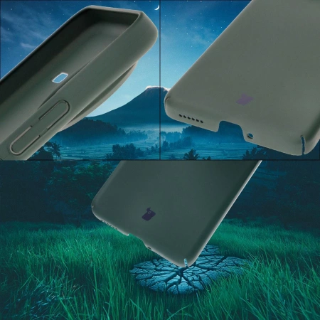 Etui Bizon Case Łupka do Xiaomi Poco F7 Ultra, zielone