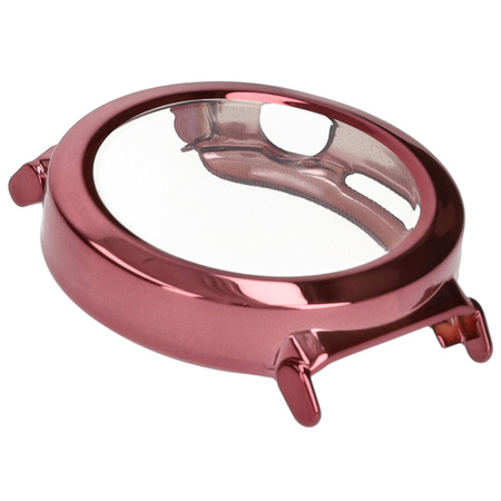 Etui Bizon Case Watch Felipe do Huawei Watch GT 5 Pro 42 mm, różowe