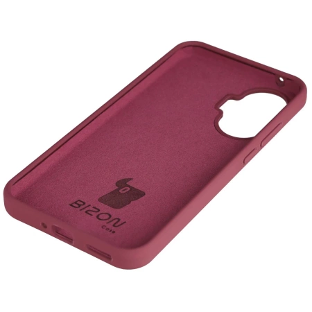 Silikonowe etui Bizon Soft Case do Xiaomi POCO F7, ciemnofioletowe