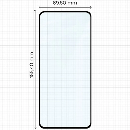 Szkło hartowane Bizon Glass Edge Duo do Motorola Moto G84 5G, czarna ramka, 2 sztuki