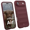 Pancerne etui Bizon Case Tur do iPhone Air, burgundowe