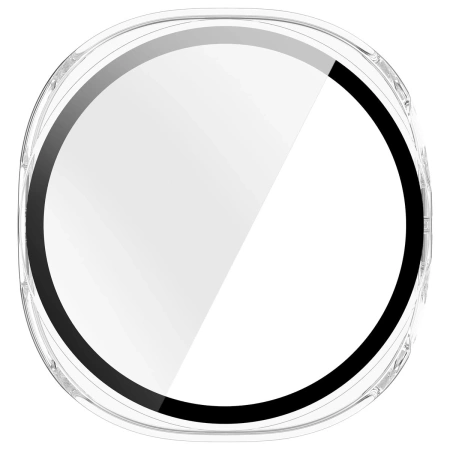 Etui ze szkłem do zegarka Bizon Case Watch Adamo do Samsung Galaxy Watch 8 44 mm, przeźroczyste