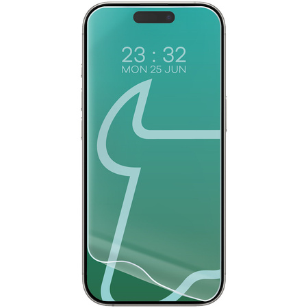 Etui + 2x folia na ekran + szkiełko na obiektyw Bizon Case Clear Pack do iPhone 16 Pro