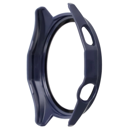 Etui ze szkłem do zegarka Bizon Case Watch Adamo do Huawei Watch GT6 46 mm, niebieskie