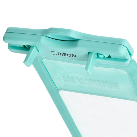 Etui wodoszczelne Bizon Case Hydrowrap, 2 sztuki, miętowe