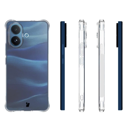 Elastyczne etui Bizon Case Salpa do Vivo V60 Lite 5G, przezroczyste
