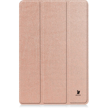 Etui Bizon Case Tab Croc do Lenovo Tab M10, różowozłote