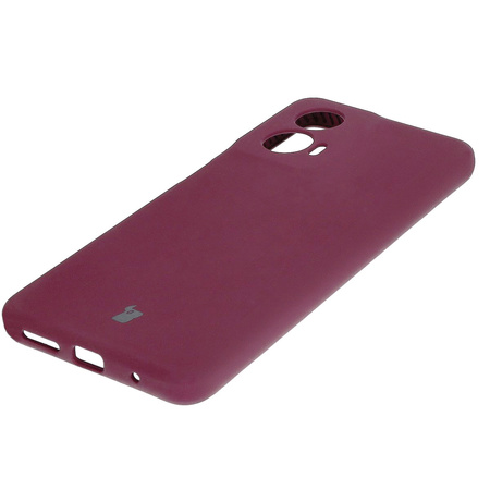 Silikonowe etui Bizon Soft Case do Motorola Moto G24 / G24 Power, ciemnofioletowe