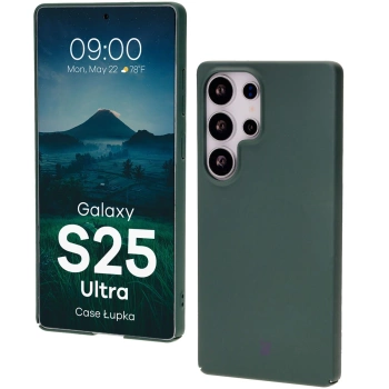 Etui Bizon Case Łupka do Galaxy S25 Ultra, zielone