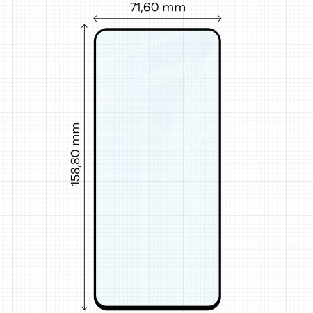 Szkło hartowane Bizon Glass Edge 2 do OnePlus Nord 4, czarna ramka