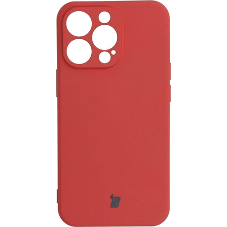 Etui Bizon Case Silicone do iPhone 13 Pro, ciemny róż