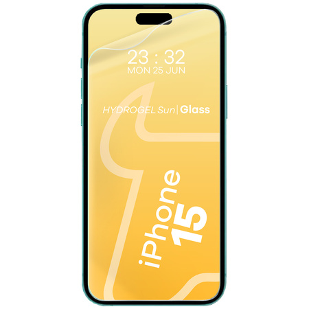 Folia matowa Bizon Glass Film Sun Duo do iPhone 15, 2 sztuki