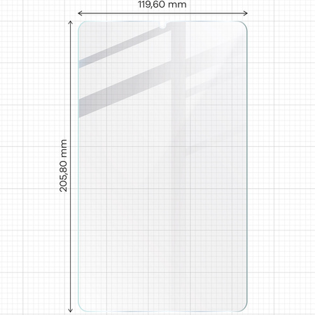 Folia imitująca papier Bizon Film Tab Papirus Duo do Xiaomi Redmi Pad SE 8.7'', 2 sztuki