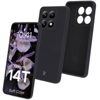 Silikonowe etui Bizon Soft Case do Xiaomi 14T, czarne