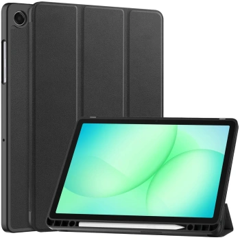 Etui z klapką Bizon Case Tab Lizard do Galaxy Tab A11 Plus / A9 Plus, czarne
