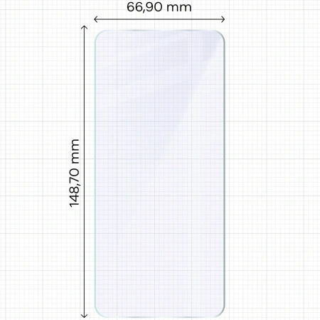 Elastyczne szkło hybrydowe Bizon Glass Mule do Motorola Edge 60 Neo