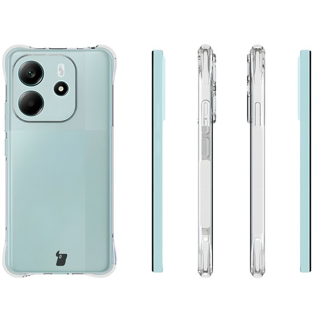 Elastyczne etui Bizon Case Salpa do Xiaomi Redmi Note 14 4G, przezroczyste