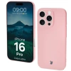 Etui Bizon Case Łupka do iPhone 16 Pro, różowe