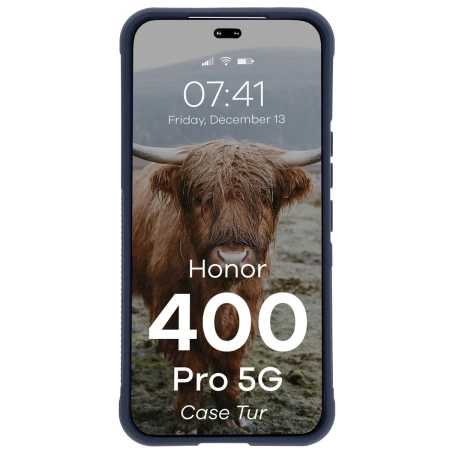 Pancerne etui Bizon Case Tur do Honor 400 Pro, granatowe