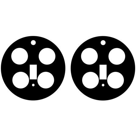 Szkło na aparat Bizon Glass Lens do Vivo X300 Pro, 2 sztuki