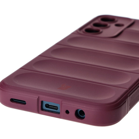 Pancerne etui Bizon Case Tur do Galaxy M15 5G, burgundowe