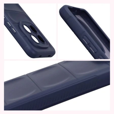 Pancerne etui Bizon Case Tur do Xiaomi Redmi Note 15 Pro 4G, granatowe