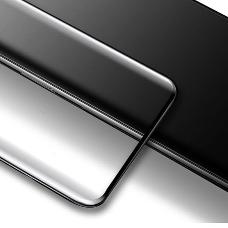 Szkło hartowane Bizon Glass Edge 3D - 2 sztuki + ochrona na obiektyw, Xiaomi 12 Pro, czarne