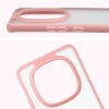 Etui Bizon Case Angelo do Xiaomi Redmi Note 15 / POCO M8 5G, półprzezroczyste z jasnoróżową ramką