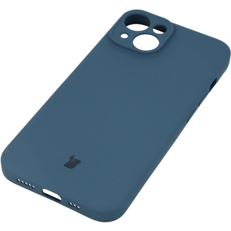 Etui Bizon Case Silicone do iPhone 14, granatowe