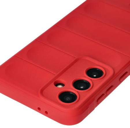 Pancerne etui Bizon Case Tur do Galaxy S24 FE, czerwone