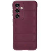 Pancerne etui Bizon Case Tur do Galaxy S24 Plus, burgundowe