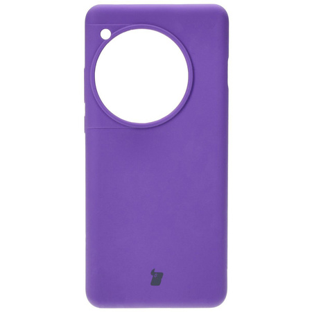 Silikonowe etui Bizon Soft Case do OnePlus 12, fioletowe