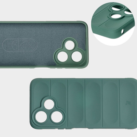 Pancerne etui Bizon Case Tur do Xiaomi Redmi 13 4G, ciemnozielone