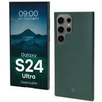 Etui Bizon Case Łupka do Galaxy S24 Ultra, zielone