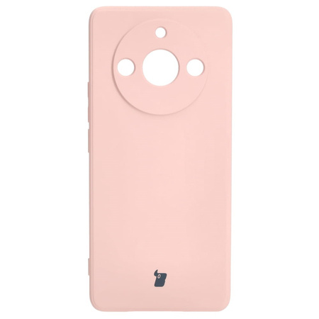 Etui Bizon Case Silicone Sq do Realme 11 Pro / 11 Pro+, jasnoróżowe