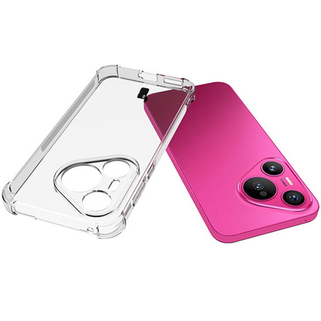 Elastyczne etui Bizon Case Salpa do Huawei Pura 70, przezroczyste