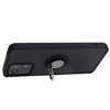 Etui z uchwytem na palec Bizon Case Hybrid Ring do Motorola Moto G13 / G23 / G53 5G, przydymione z czarną ramką