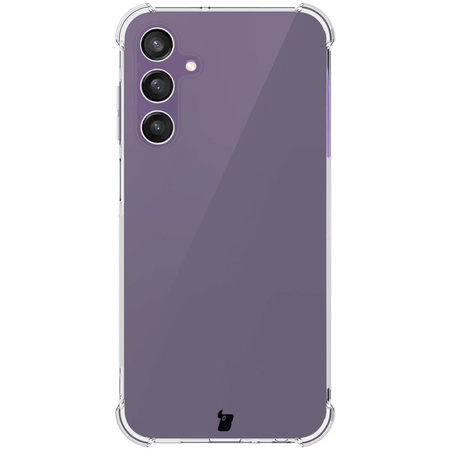 Etui + 2x szkło + obiektyw Bizon Case Clear Pack do Galaxy A25 5G, przezroczyste