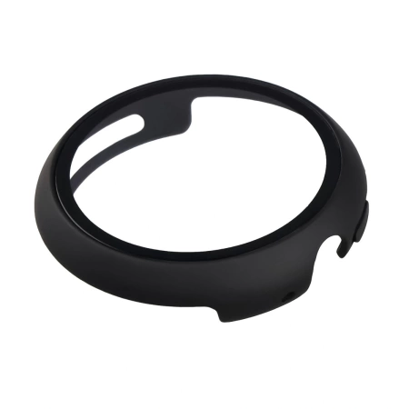 Etui ze szkłem do zegarka Bizon Case+Glass Watch do Google Pixel Watch 4 45 mm, matowe czarne