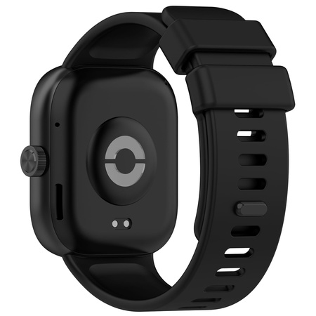 Pasek Bizon Strap Watch Silicone B do Redmi Watch 4 / Xiaomi Smart Band 9 Pro / 8 Pro, czarny