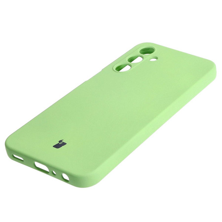 Etui Bizon Case Silicone do Galaxy A25 5G, jasnozielone