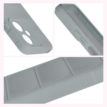 Pancerne etui Bizon Case Tur do Xiaomi Redmi 13C 5G, jasnoszare